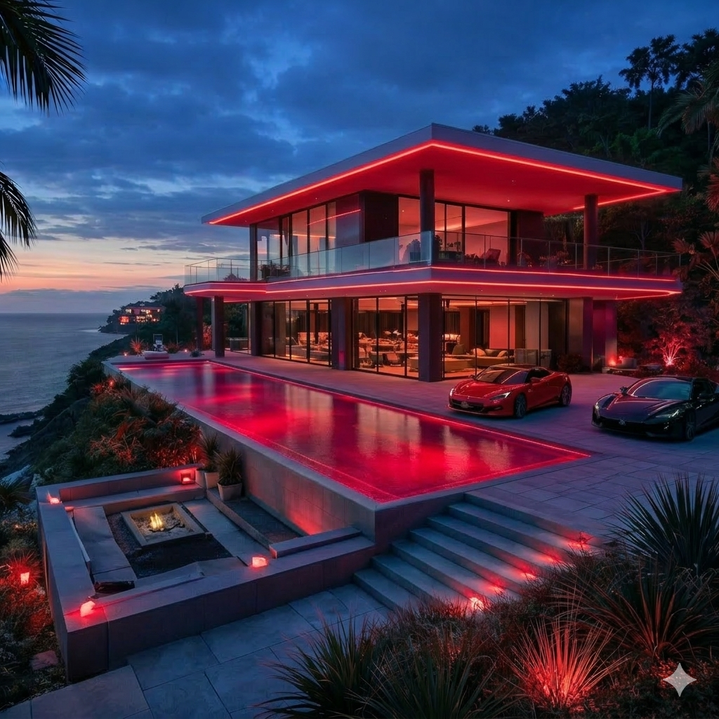 Flexi Red COB Strip lights