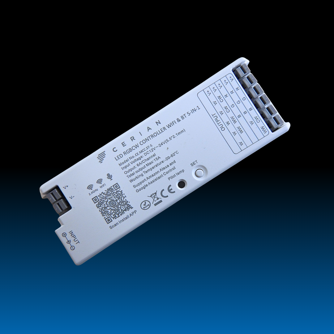 LED RGBCW STRIP LIGHT SMART CONTROLLER