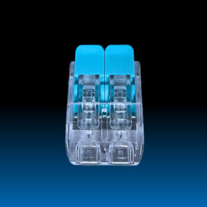 Wire Quick Connectors 2 Pole 6MM Blue