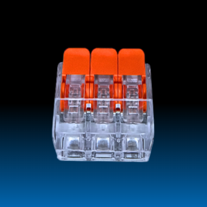 Wire Quick Connectors 3 Pole 6MM Red