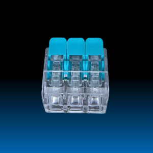 Wire Quick Connectors 3 Pole 6MM Blue