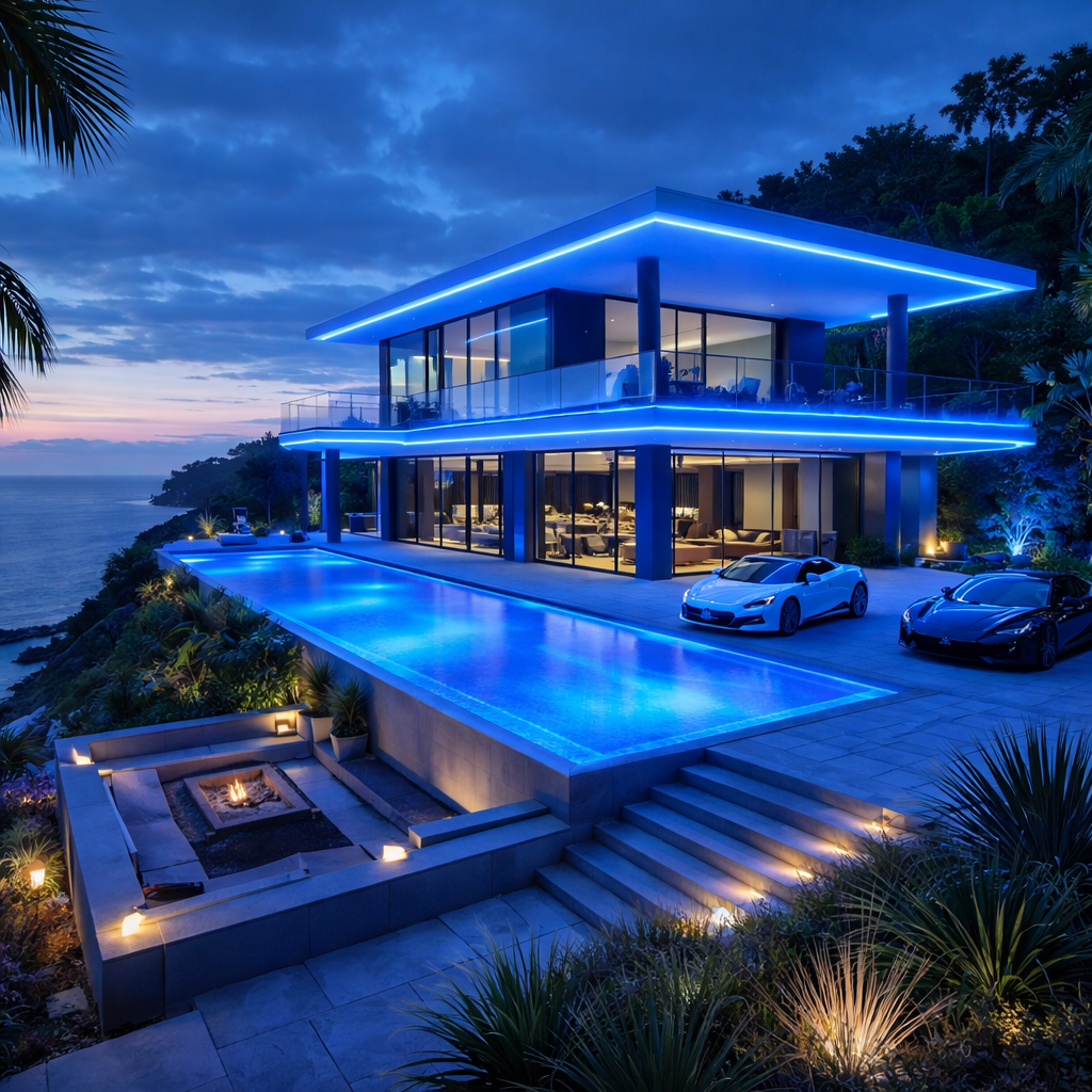 Cerian Flexi LED Strip lights Blue