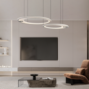 City in the Sky LED Pendant Light | 60W Smart Dimmable | Khaki Beige, Khaki Grey & Matte Black