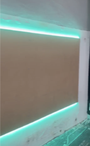 Green LED Strip Lighting Project