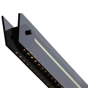 Folding Mirror LED Linear Pendant Light | 83W Smart Dimmable | Matte Black